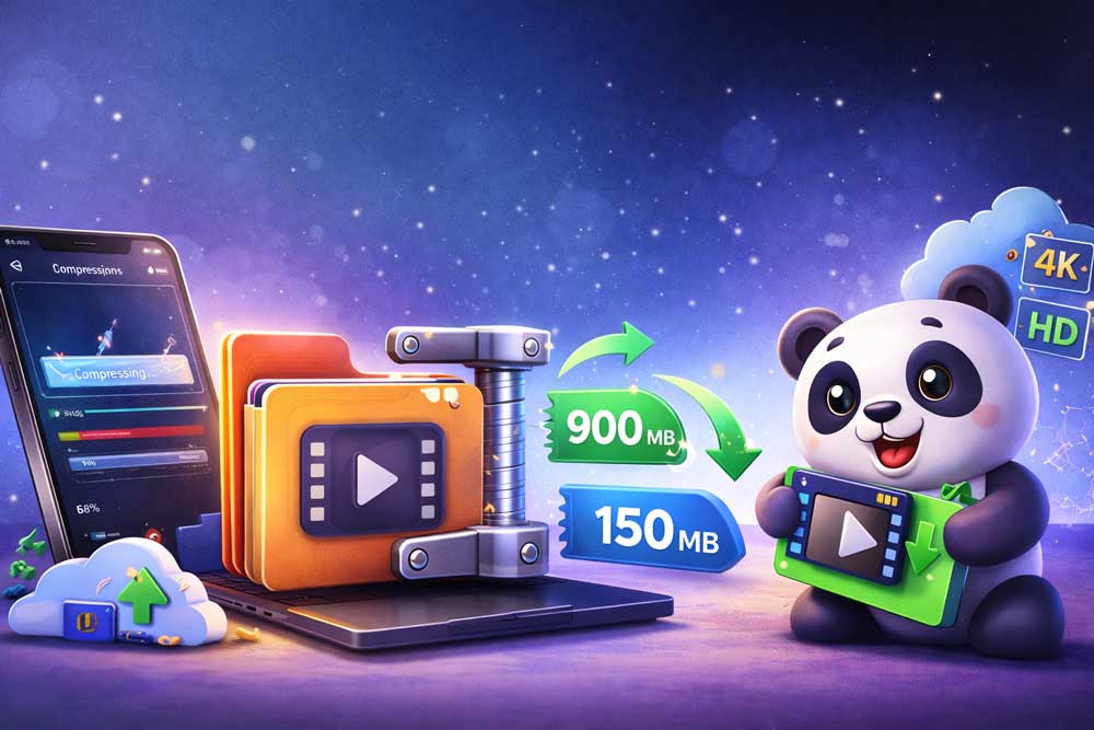 کاهش حجم ویدیو